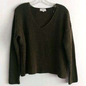 Green Knit Sweater
